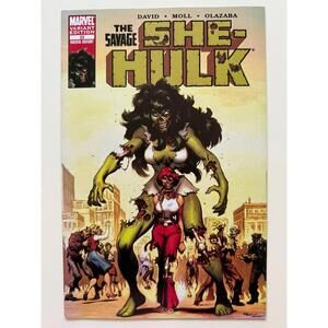 THE SAVAGE SHE-HULK #22 (2007) ZOMBIE VARIANT Cover by Ed McGuinness | VF